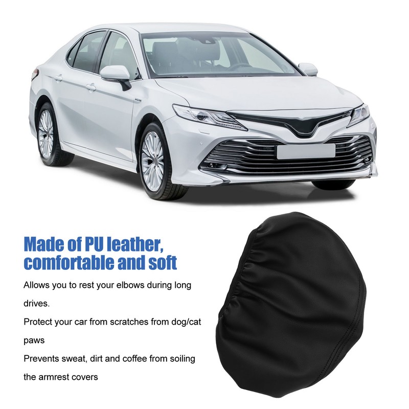 PU Leather Center Console Cover Armrest Seat Box Protector Replacement
