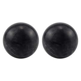 ZJIVQO Chinese Balls Jade 5cm Exercise Handballs Solid Massage Ball Stress Relief Sea Orchid Jade Ball Hand Jade Ball Pack of 2