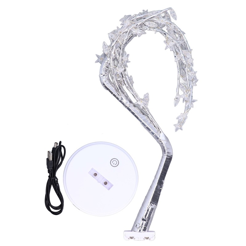 Tabletop Bonsai Tree Lamp Adjustable Safe Touch Switch Night Light
