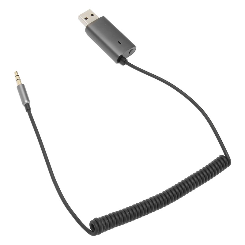 Bluetooth 5.1 Aux Adapter Built in Mic Hands Free Call