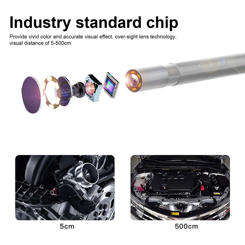 F240 3.9mm 1080P WIFI Industrial Endoscope with 6 LED Lights