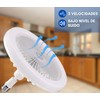 Dosyu Ventilador de Techo con Luz Led Ajustable 3 Velocidades