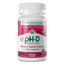 pH-D Feminine Health Support pH-D Feminine Health Support - Women's Health Probiotic with Prebiotic Blend, Cranberry Fruit Extract - Oral Supplement - 30 Count