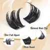 Wispy Lash Clusters D Curl Cluster Eyelash Extensions 150pcs Thick
