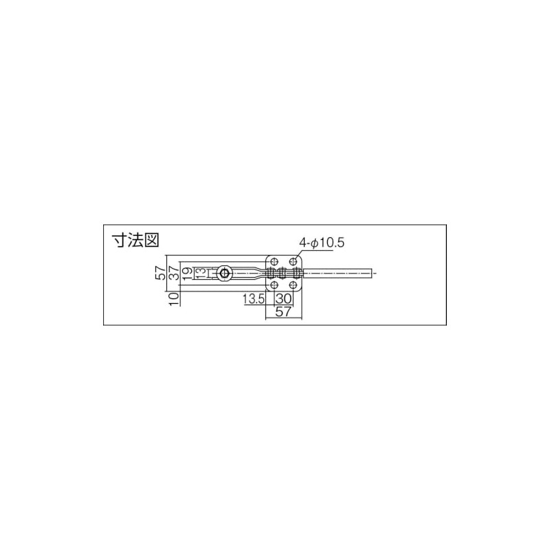 育良精機 ISK-38B大0 トグルクランプ