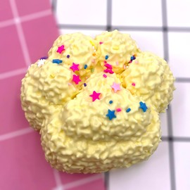 Handmade Taba Silicone Squishy Donut / Hamburger / Paw Squeeze Toys, Stress Relief & ASMR Toy, Fun Sensory Fidget Toy for Adults (Paw)