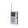 Small Portable Radio, Mini Portable FM/AM World Receiver Built in