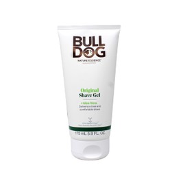 GEEGVV Bulldog Original Shave Gel for Men, Aloe Vera Enriched, Delivers a Close & Comfortable Shave, 95% Natural Origin, 5.9 fl oz