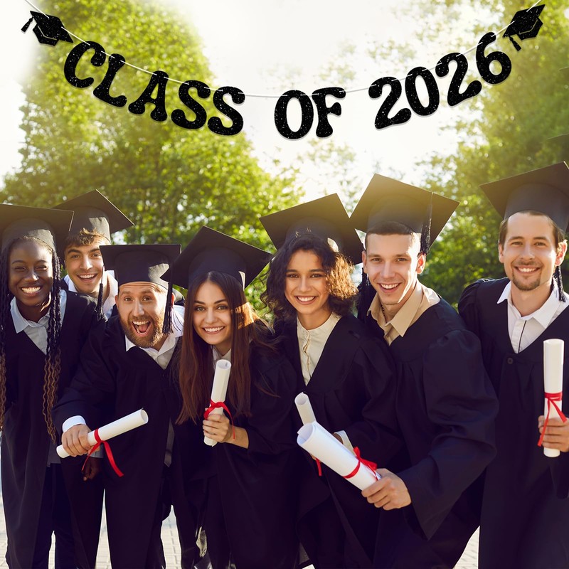 2026 Graduation Party Decorations - Class of 2026 Banner -