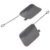1 Pair Rear Bumper Tow Hook Cover Cap 51127378573 Impact