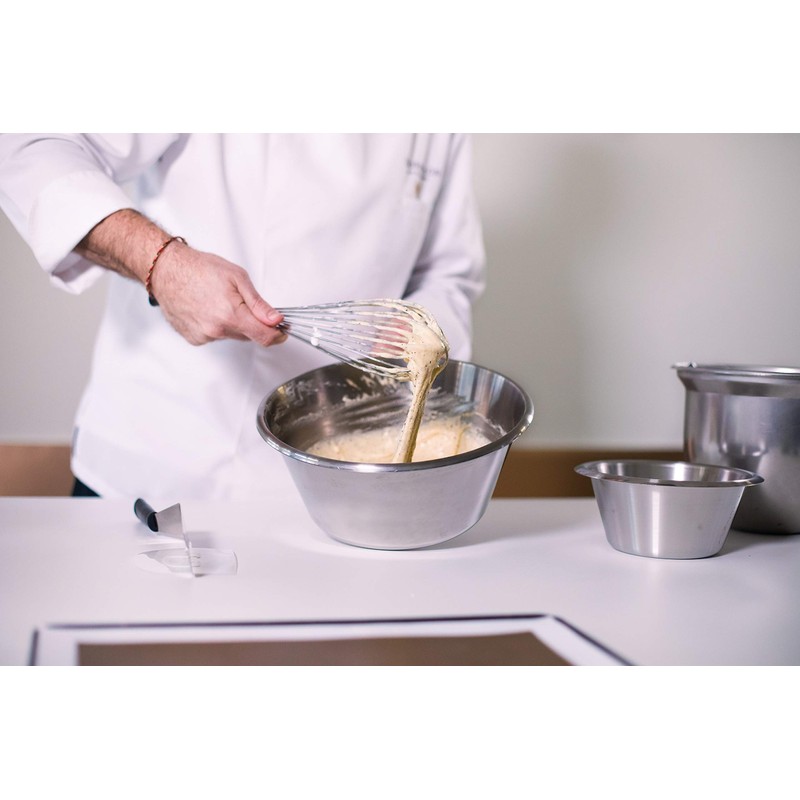 Matfer 111023 Whisk with Plastic Handle, 12", Black