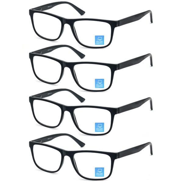 OLOMEE Reading Glasses Men Blue Light Blocking Large Oversized Wide