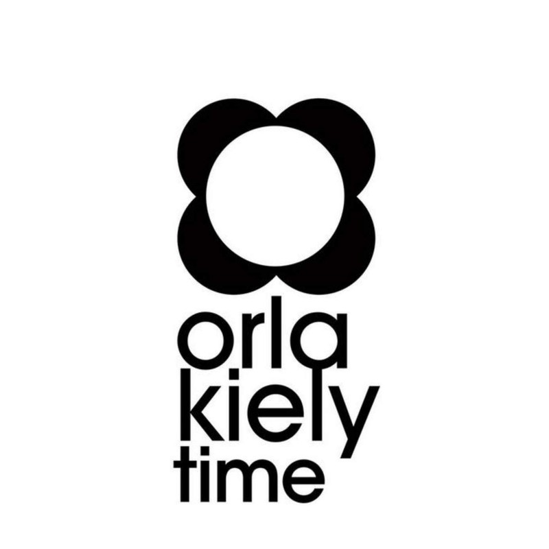 Orla Kiely Flower Alarm Clock, Analog Clock, 6.3 inches (16