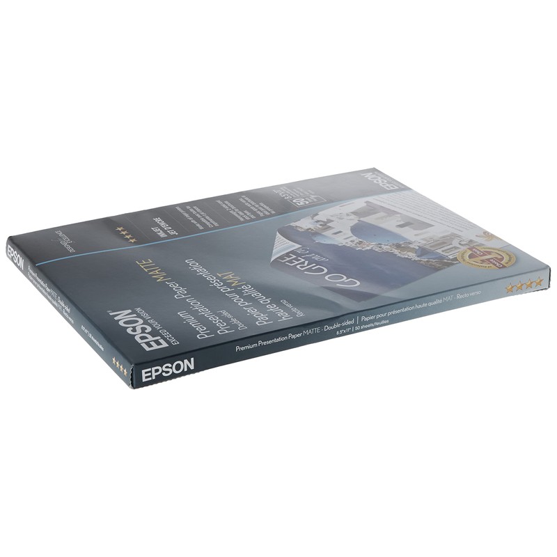 Epson Papel Doble Cara, 50 Hojas, Tamaño 21,6 x 27,9