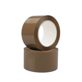 Haxibla 2 Rolls Brown Packing Tape 2 inch X 100 Yards/Roll,2 mil Thick,Heavy Duty Carton Packaging Tape, for Sealing Storage and Packing,Total 200 Yards.