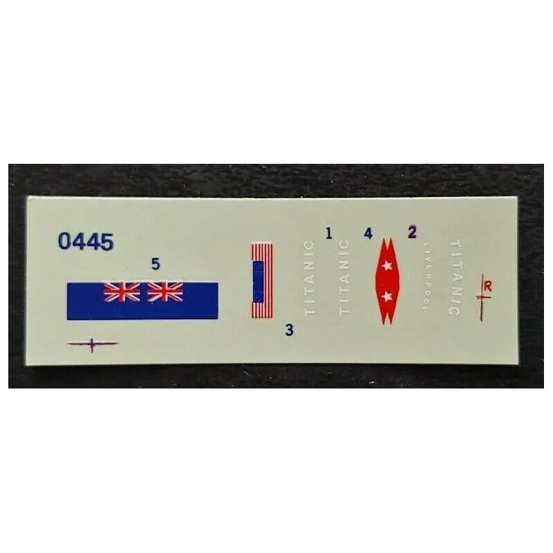 Revell | No. 85-0445 | 1:570 RMS Titanic Decals