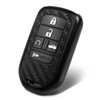 WORCAS Key Fob Case Carbon Fiber Pattern Silicone Cover Compatible