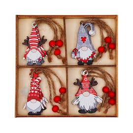 Jagowa 12 Pcs Christmas Decorations Ornaments, Xmas Tree Pendant Cute Charms (Style A)