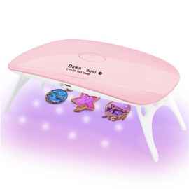 (2024 New Gel Nail Light) UV Light for Resin, UV-LED - Red and White Light, Triple Light Source, Nail Light, Fast Curing Resin Light, Foldable for Hands and Feet Curing Light, 24W