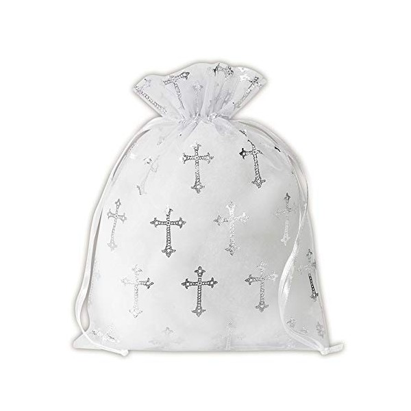 Autom Cross Organza GFT Bag-Lrg 24pk