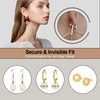 Bofoho 1400PCS Silicone Earring Backs, Soft Clear Rubber Earring Back