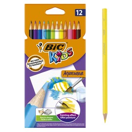 BIC Kids Aquacouleur Colouring Pencils 12 Pack