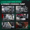 SCITOO Power Steering Pump, with Pully, for Toyota for 4Runner