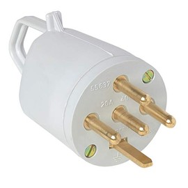 Legrand leg96936 Plexo Plug 3 Pole + Neutral + Earth Ring 4 Pin 20 a