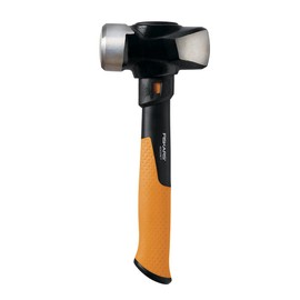 Fiskars Pro IsoCore 3 lb Club Hammer (11") - Drilling Hammer with Wedged Demolition and Driving Face, Shock-Absorbing Grip - Construction and Home Improvement Tools