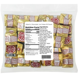 Albert's Chocolate Ice Cubes 50 Count