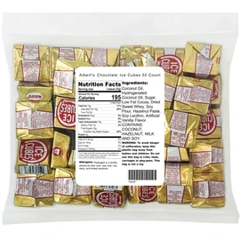 Albert's Chocolate Ice Cubes 50 Count