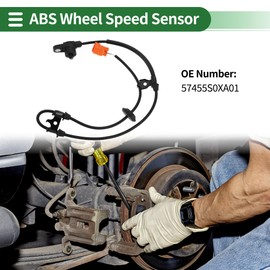 Motoforti Compatible with Honda ABS Wheel Speed Sensor ABS Sensor Anti Lock Brake System Sensor Front Left for Odyssey USA Build 1999-2004