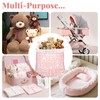 56" Pink Jumbo Plastic Gift Bag, Baby Girl Design Extra