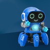 Robot Toy Six Claws Plastic Intelligent Dancing Singing Light Electric