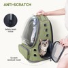 Cawypety Cat Backpack Carrier, Breathable Cat Carrier Large Space Bubble