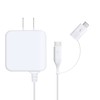White Nuts Square Smartphone Charger, Rapid Charging, AC Adapter