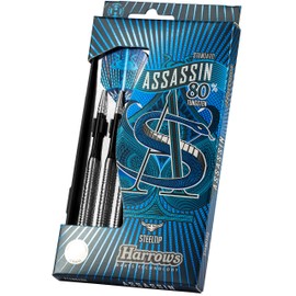 Harrows Mens TUNGSTEN DARTS ASSASSIN - 23gm, Silver, 23g EU