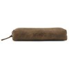 Londo Genuine Leather Zipper Pen, Pencil & Cosmetic Case (Mink),