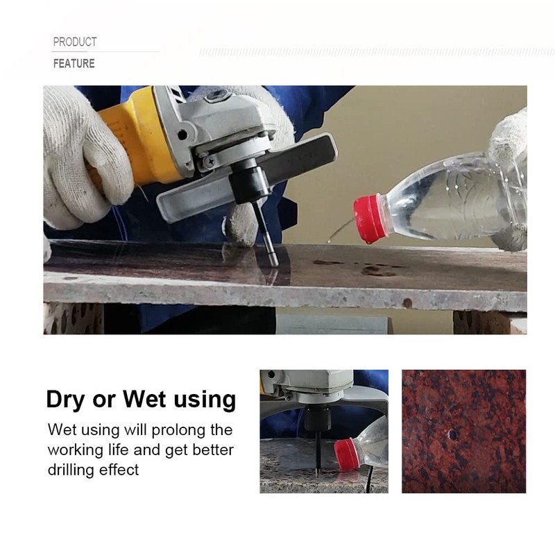 SHDIATOOL Diamond Core Drill Bits Diameter 20mm for Hard Stone