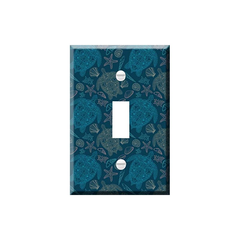 Toggle Wallplate, Single Light Switch Cover Plate - Various shell,