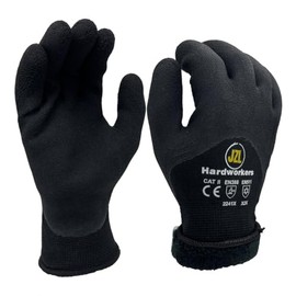JZLHARDWORKERS 3Pairs Winter Gloves for Construction (XLarge)