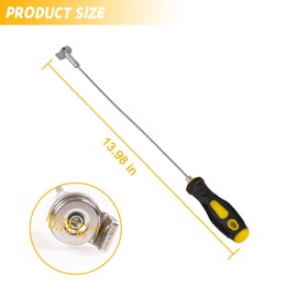 Mandark Strong Magnetic Car Oil Drain Plug Remover Tool, Anti Scald Vehicle Oil Filter Sump Plug Removal Wrench, Auto Oil Drain Plug Removing Accessories, Universal for SUV, Truck, RV