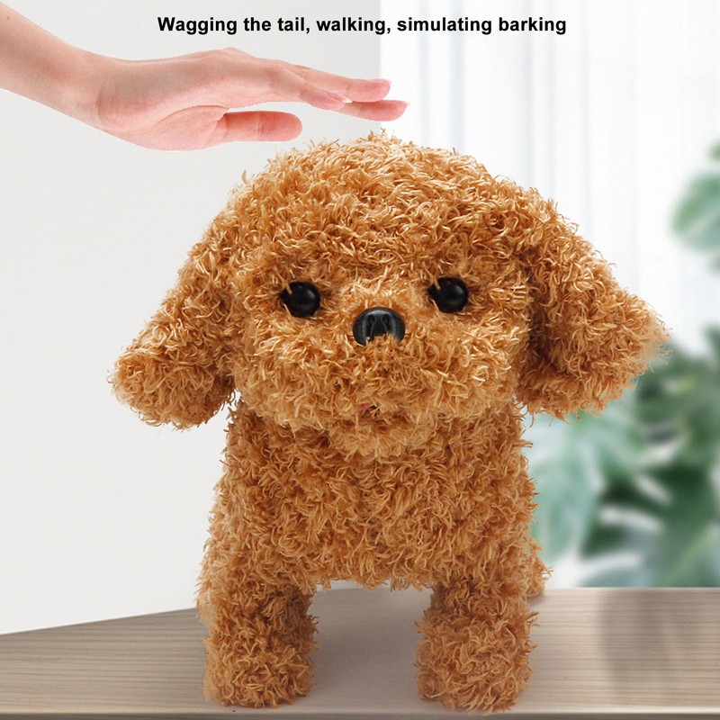 Plush Puppy Dog Electronic Interactive Plush Dog Walking Barking Wagging