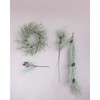 Creative Co-Op Faux Long Needle Pine Garland with Pinecones, Sage