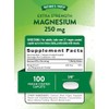 Natures Truth Magnesio 250 mg 100 Tabletas Veganas Suplemento Alimenticio