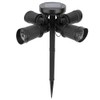 Waterproof Solar Lawn Lights LED Spotlight Landscape Lighting for Outdoor