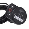 36V 48V Electric Bike LED Meter Speed Battery Power Headlight