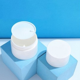 Portable White Refill Lotion Container (Empty Bottle) for Camping Travel 30ml 9ea