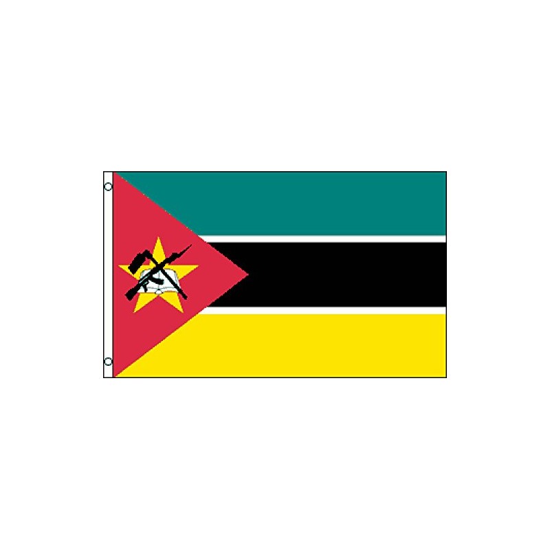 FlagsImp Mozambique Poly 2x3ft Flag, Multi