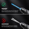 YEXEY 10PCS 1/4" Masonry Concrete Drill Bit Set,Tungsten Carbide Drill